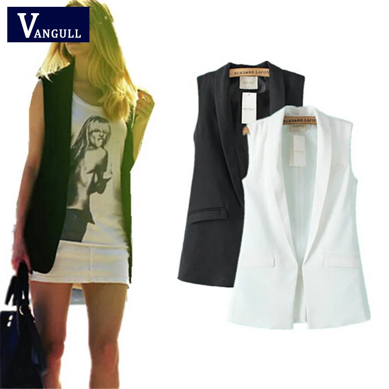 solid vest Women waistcoat Slim vest 2019 new spring summer Fashion Female Sleeveless jacket coat office lady tops Cardigan