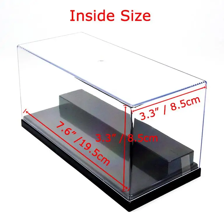 

Odoria (19.5x8.5x8.5 cm) Acrylic Display 2 Steps Case/Box Perspex ShowCase Dustproof For Model Cars Action Figures Collectibles