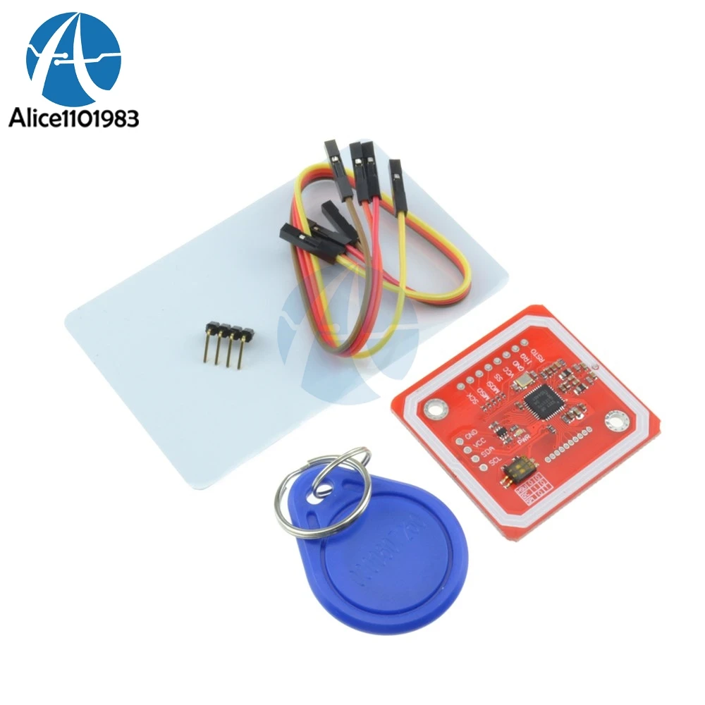 

PN532 NFC RFID Wireless Module For Arudino V3 NFC Kits Reader Writer Mode IC S50 Card PCB Attenna I2C IIC SPI UART