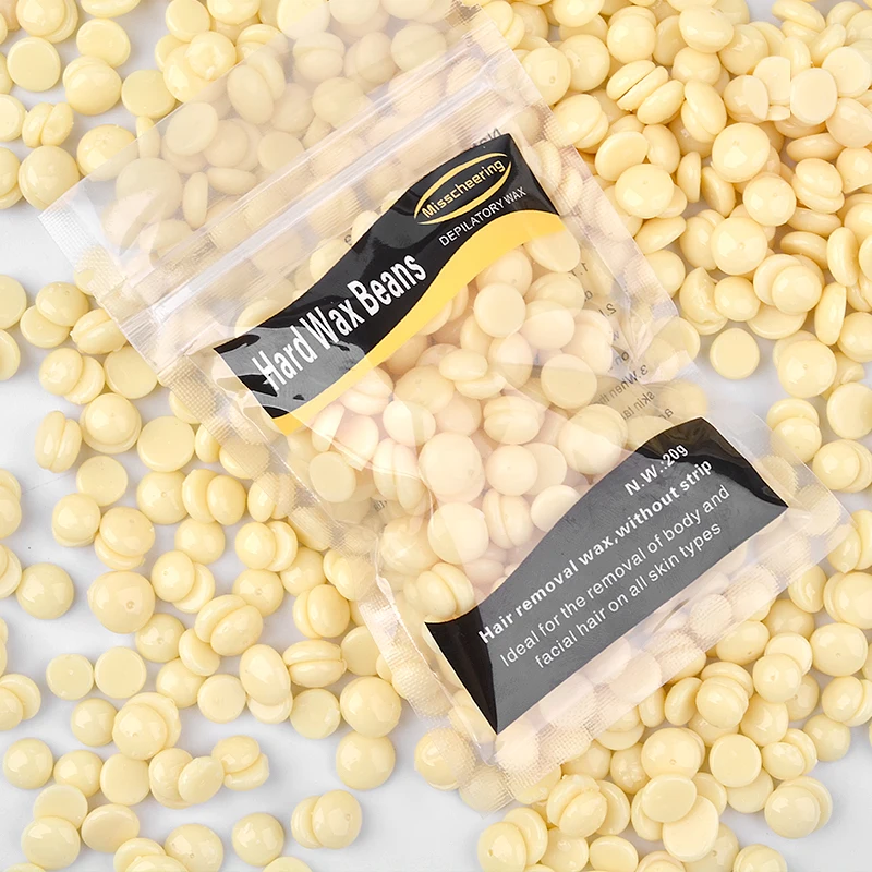 

1 bag 20g Honey taste Depilatory Wax Beans Pellet Brazilian Hot Film Pellet Waxing Bikini Hair Removal Bean for male or female