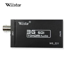 Wiistar Mini HD 1080P 3g sdi в hdmi конвертер Поддержка HD-SDI/3G-SDI сигналов sdi2hdmi SDI в hdmi конвертер адаптер