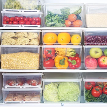 

Storage Collecting Box Basket Kitchen Refrigerator Fruit Organiser Rack
