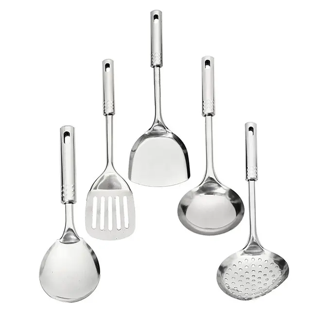 Restaurant Kitchen Toolste 5 piece stainless steel utensil set kitchen cooking tools s Restaurant Kitchen Toolste 5 piece stainless steel utensil set kitchen cooking tools s