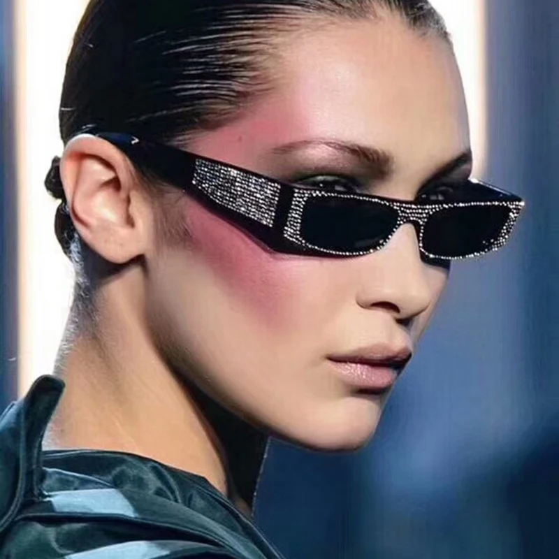 

DCM Diamond Small Square Sunglasses Women Brand Sun Glasses Ladies New Gradient Oculos Mirror Shades UV400