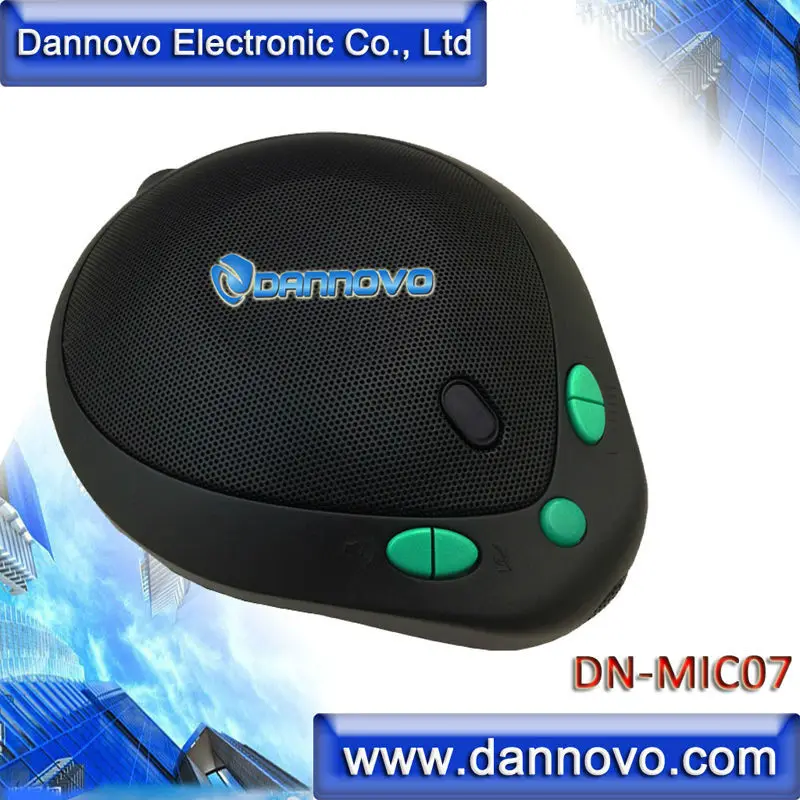 شحن مجاني DANNOVO البسيطة USB متعددة الاتجاهات مكبر صوت ، ويندوز ، ماك ، سكايب ، lync (DN-MIC07)