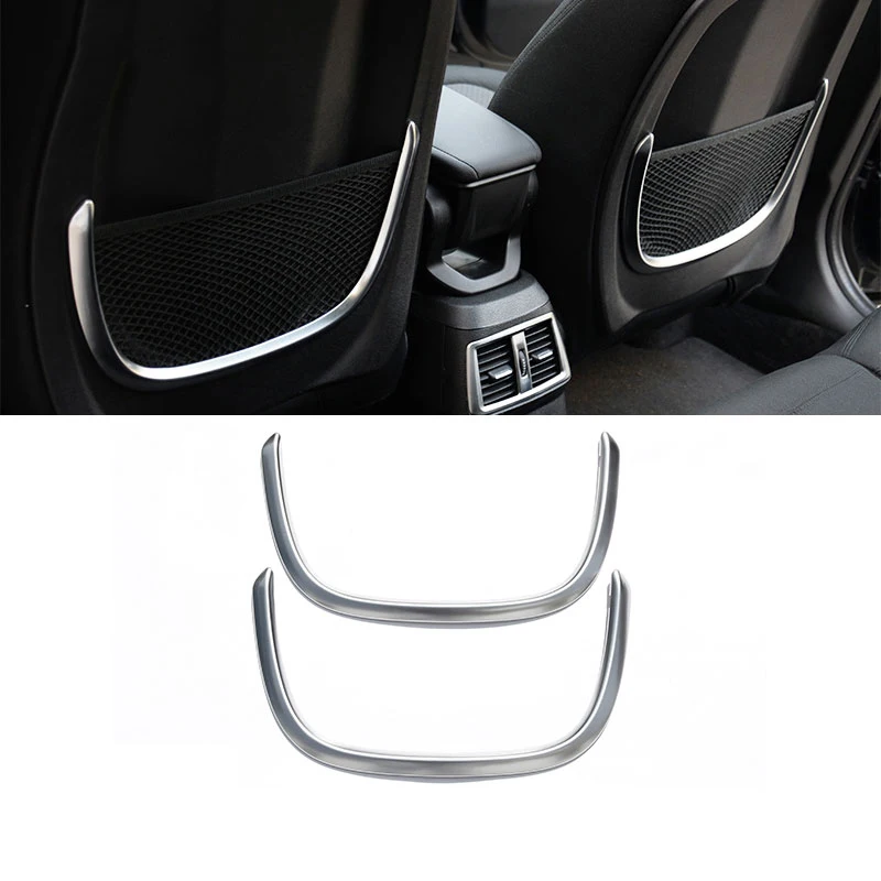 2 шт. для BMW X1 F48 2016-18 ABS Матовый хром задняя крышка Крышка серии 218i f45 f46 X2 F47 2018 |