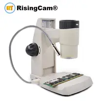 2 в 1 USB 2.0mp ручной разделяемый цифровой видео биологический стерео микроскоп с функцией измерения