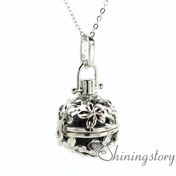 

flower openwork diffuser necklace diffuser lockets wholesale wholesale lockets essential oil pendant lava volcanic stone metal