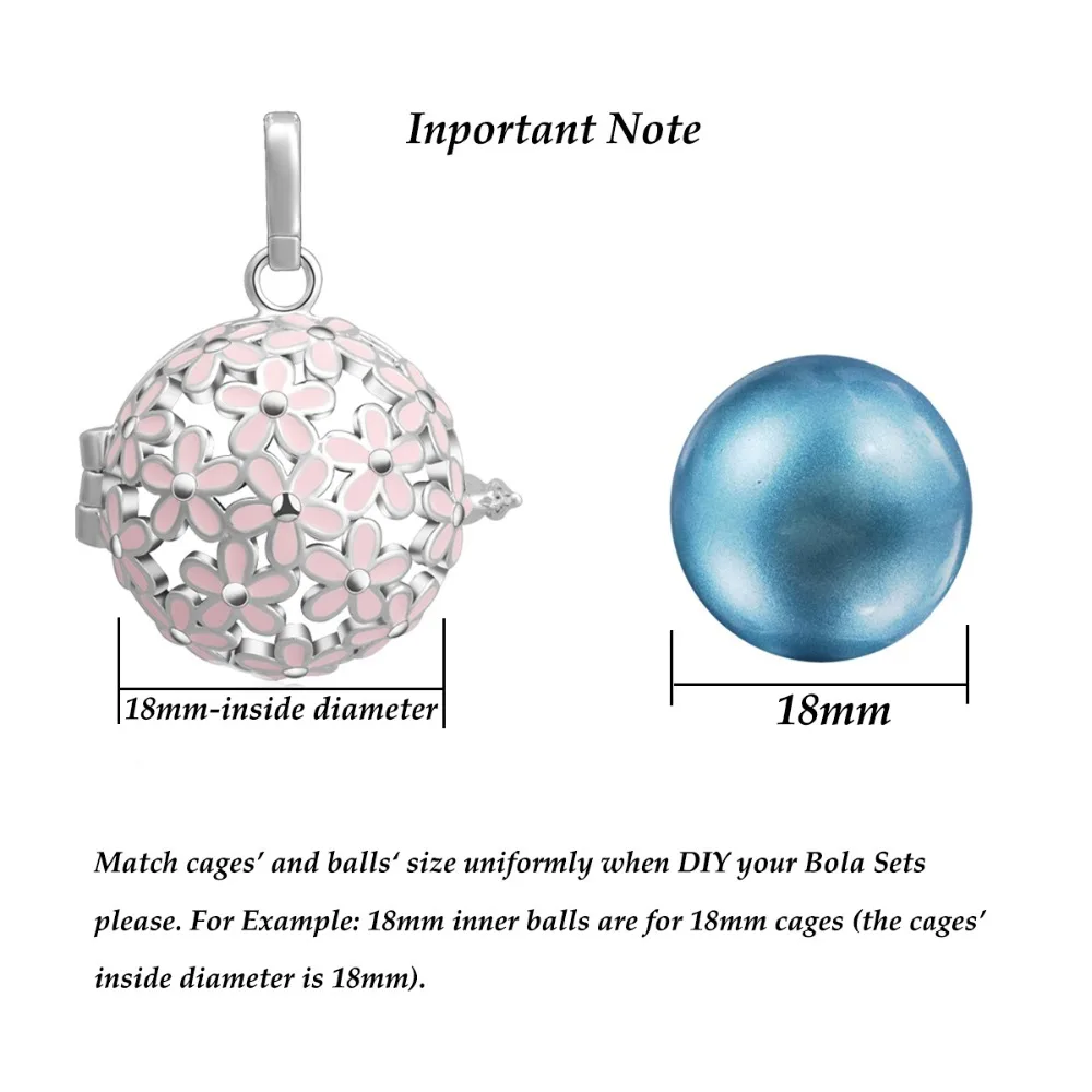 Musican Ball Schmuck Eudora Harmony Ball Baby Jewelry Mexican Bola Soft Chime Angel Callre Nice Sounding Bell 1pcs Jewelry 2