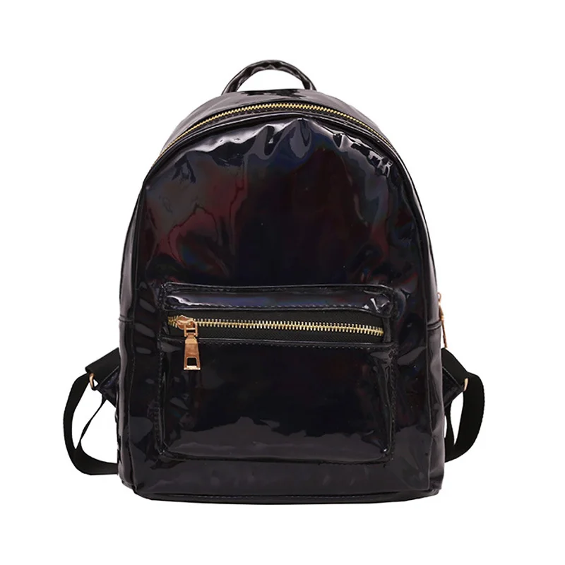 Летняя маленькая голограмма лазерный женский рюкзак для студентов PU досуг путешествия рюкзак Повседневная разноцветная сумка для школьниц mochila