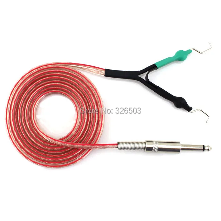 

One Springless Silicone 6 Feet Tattoo Machine Power Clip Cord Supply - TCC10-D