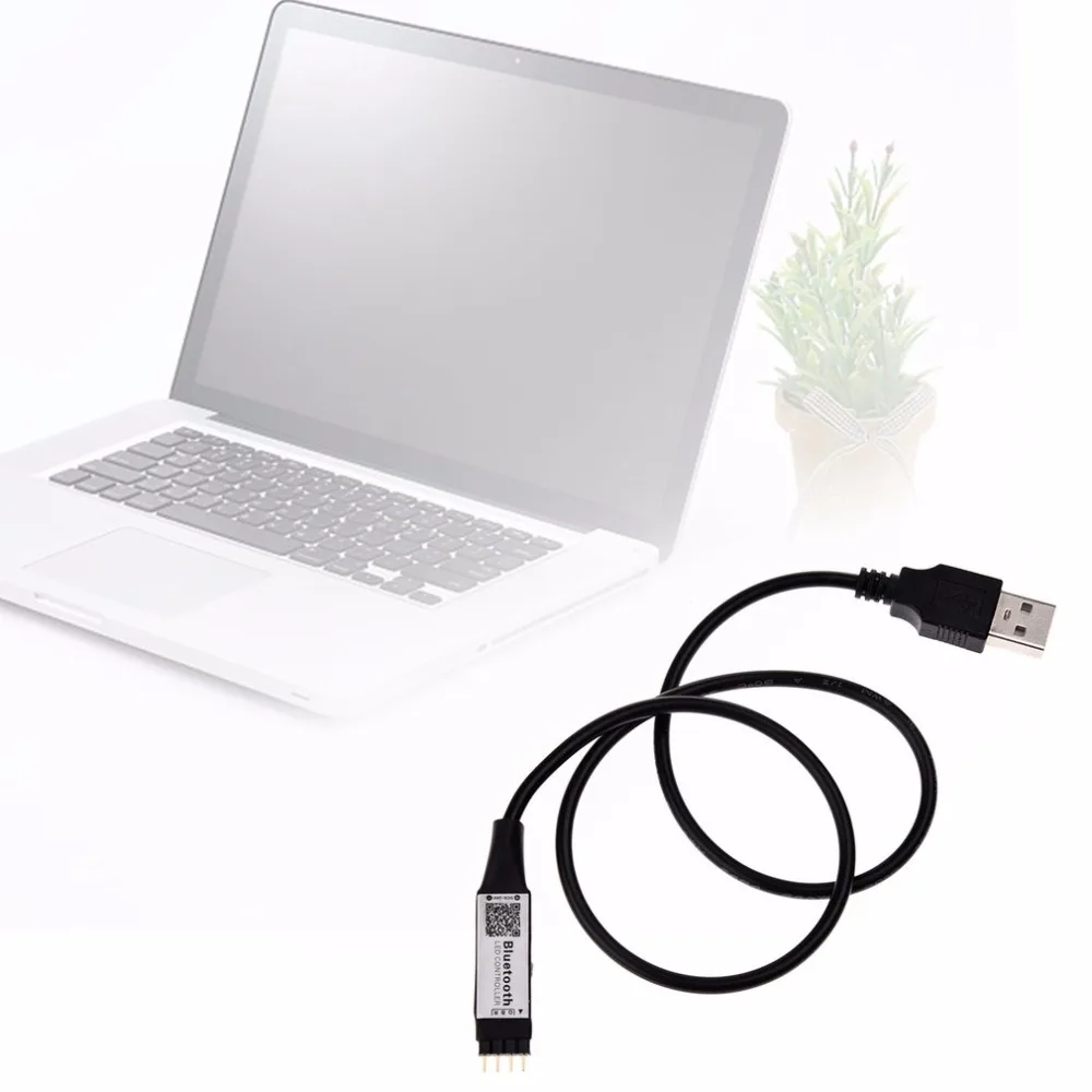 Миниатюрный Bluetooth-контроллер 5 в Usb Rgb контроллер светодиодсветильник ленты