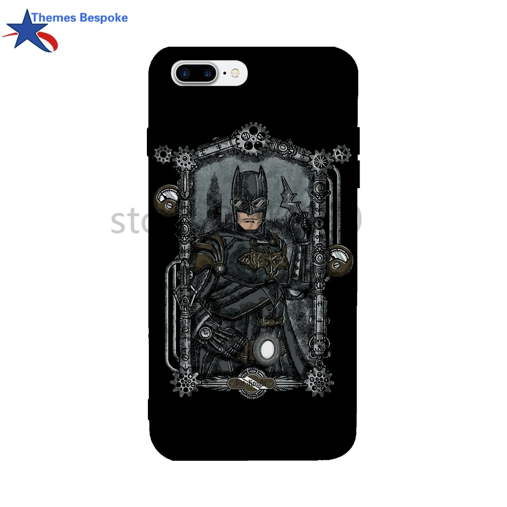 Batman For Iphone Case 6/8 4.7 Inch Anti-Knock Soft TPU Back Covers 6s Plus/7 Plus 5.5 Colorful X |