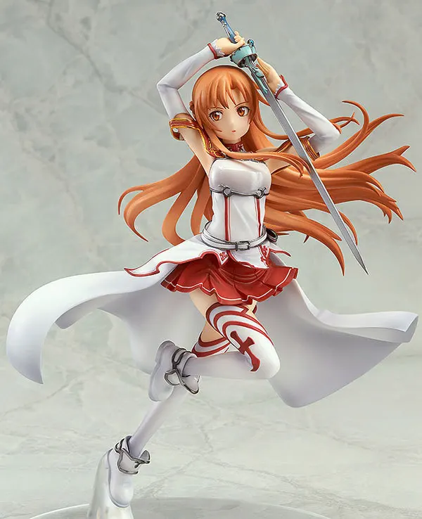 Sword Art Online Yuuki Asuna Stand Figure SAO Girl Collection Toys No Box 18cm