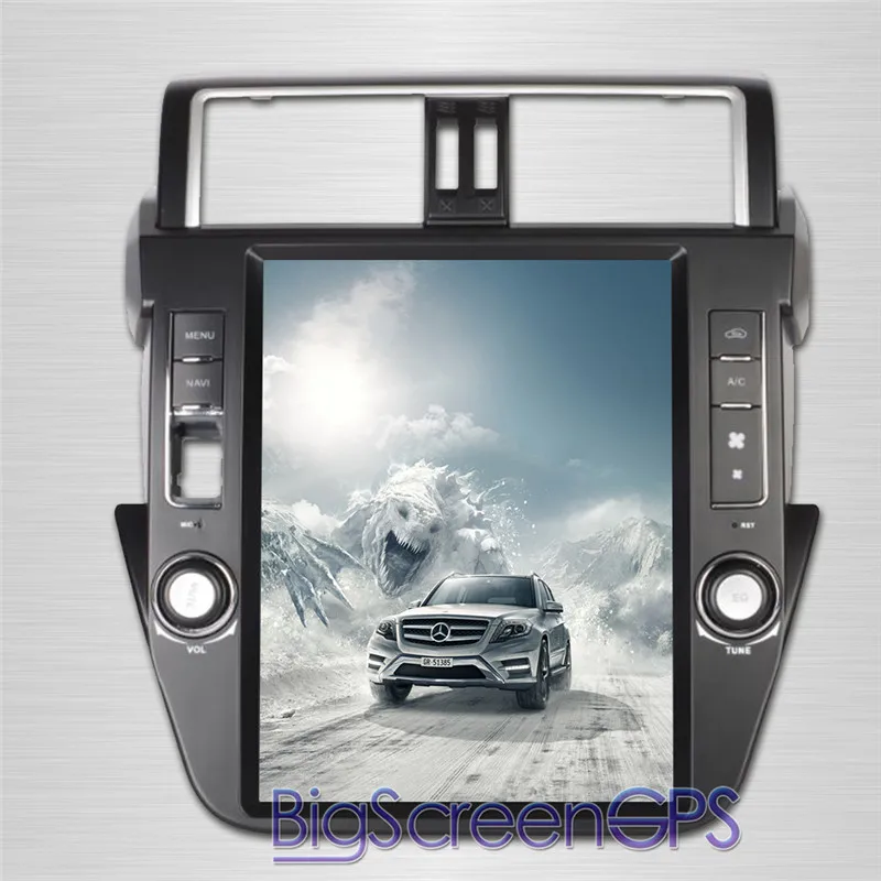 Android 6,0 Тесла стиль автомобиля без DVD плеер gps Navi для Toyota Land Cruiser Prado 150 2014 + Автомобильный DVD-плеер Recoder