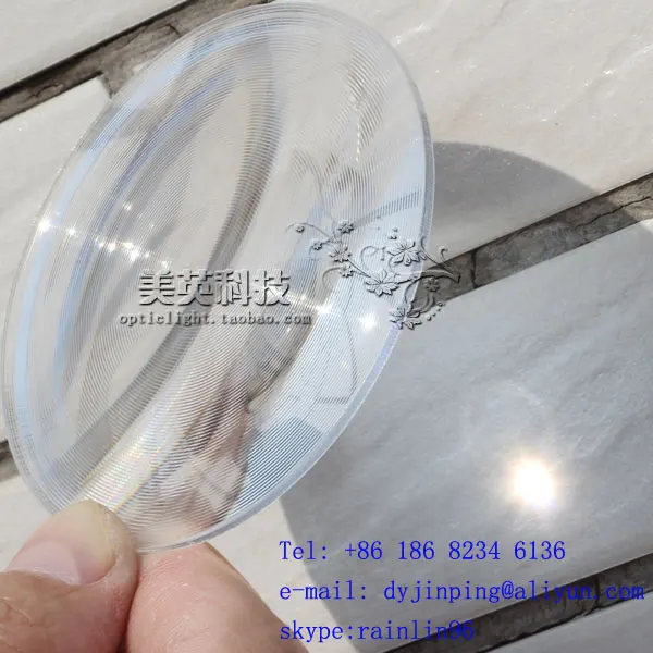 

diameter 50F40mm fresnel lens, PMMA material,injection moulding with low price ,optical fresnel lens