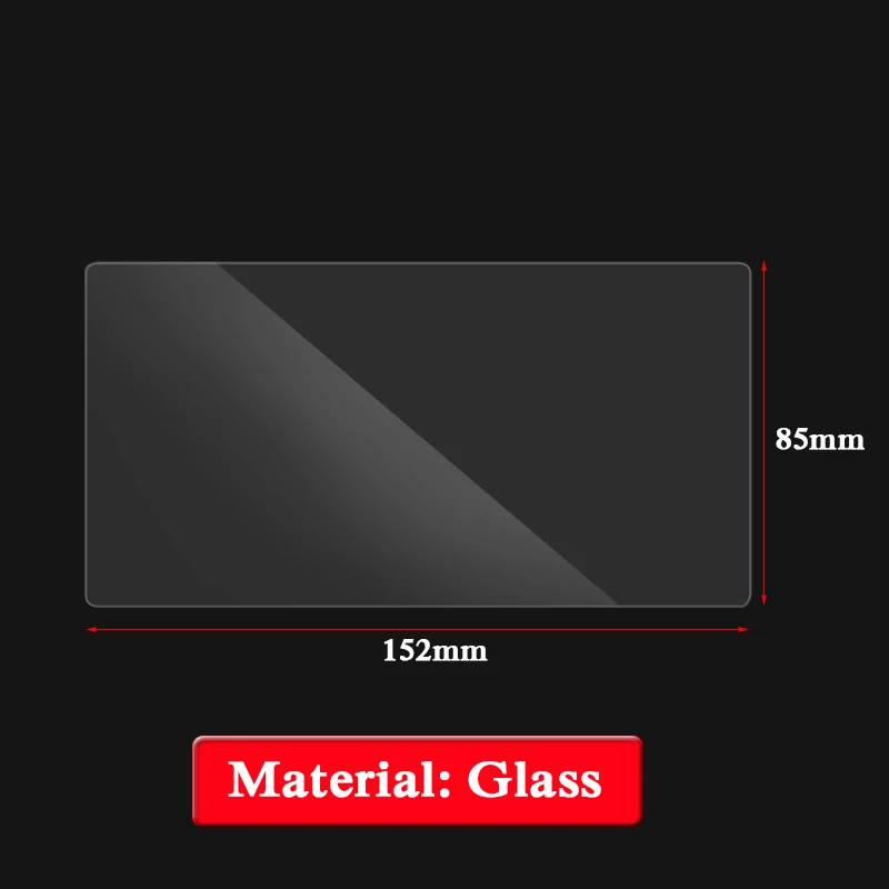 For Mitsubishi Outlander 2013-Present GPS Navigation Screen Glass Protective Film Dashboard Display Protective Film - Название цвета: 152X85MM