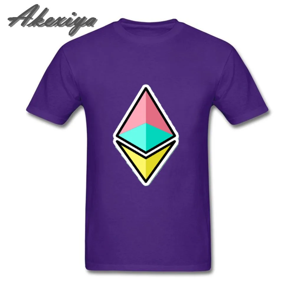 Ethereum Logo Bitcoin Funny T Shirts Summer Fashion 3D men Ethereum Virtual Currency Leisure Short Sleeve Tshirt Homm Fortnight