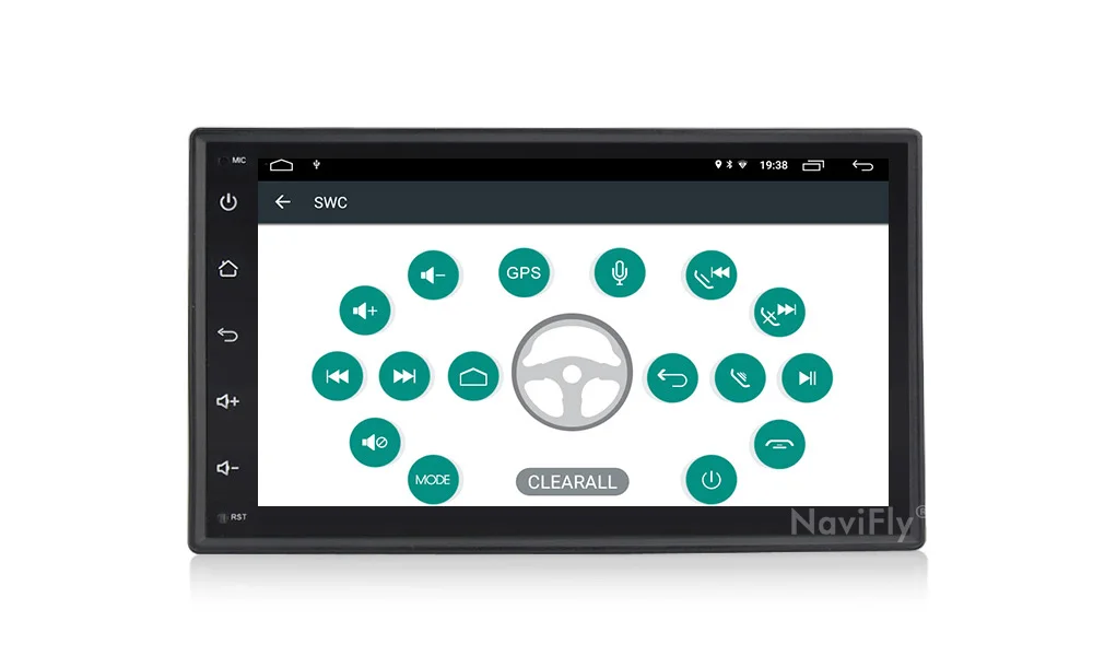 Sale Full touch 2+32G Android 9.1 Car radio multimedia player GPS Navigation for universal support FM WIFI USB SD video OBD DAB RDS 15