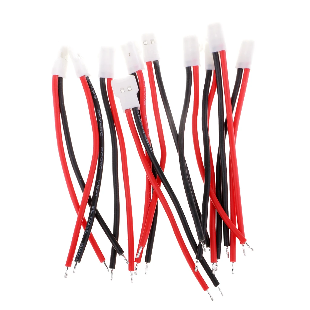 10pcs RC Battery Charging Adapter Cable Wire for 3.7V Battery Female Plug