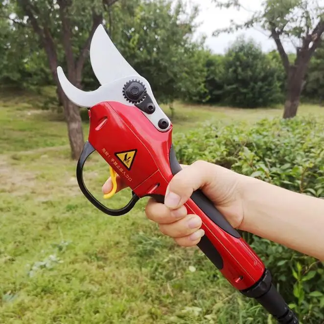 Electric Pruning Shears Anti Slip Grip Garden Pruners Full Tools Set of