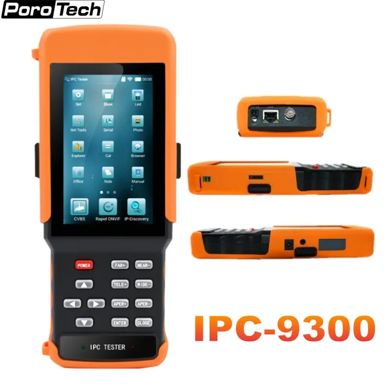 

Shipping free 9300 Security 4.3 Inch CCTV Tester Monitor IP Analog Camera Tester 3 in 1 wifi/TF BNC/12V OUT/RS485 PTZ /Net Cable