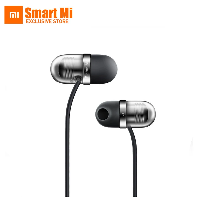 Xiaomi Piston Capsule In Ear Remote силиконовые наушники с микрофоном гарнитура для мобильного