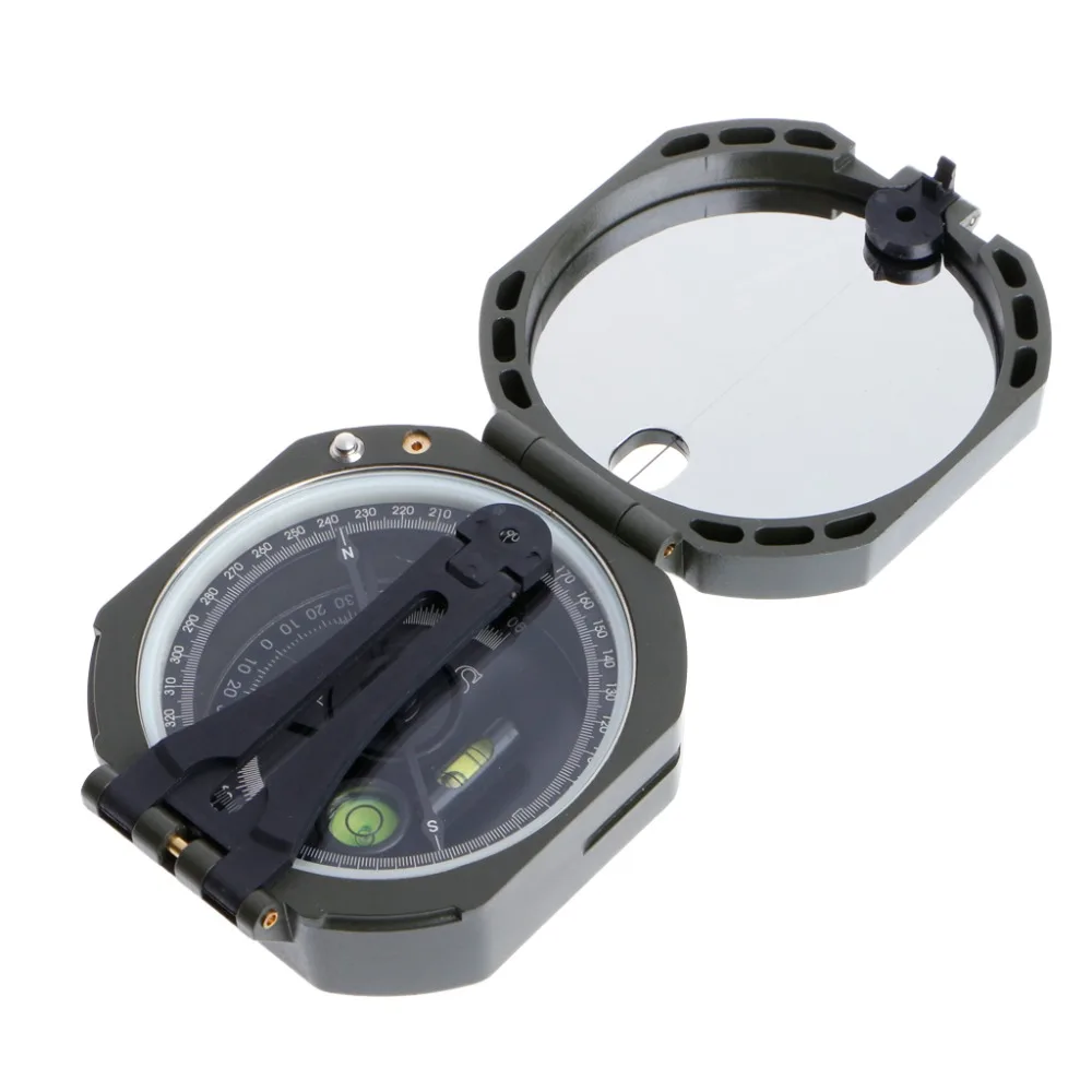  1 STÜCK Kunststoff 0-360 Grad Wandern Getriebe Kompasse & GPS Hochpräzisen Magnetischen Tasche Tran