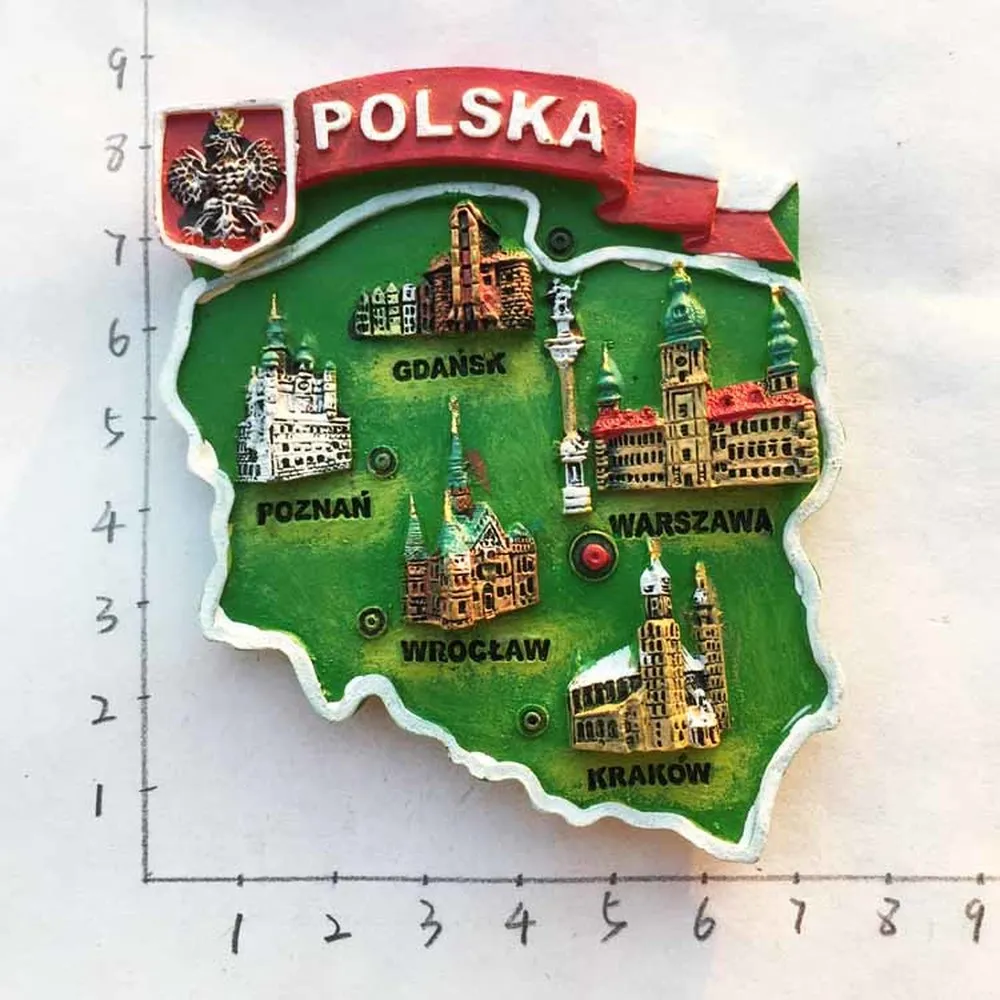 carte touristique de la pologne