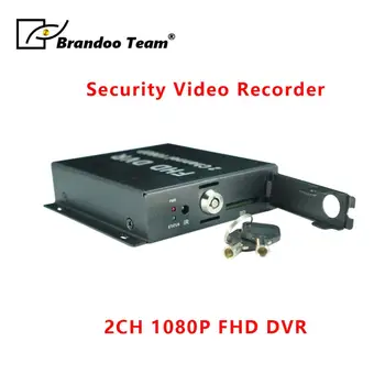 

BRANDOO Factory Direct 2CH Full HD 1080P CCTV DVR support 2.0MP AHD cameras,Free shipping
