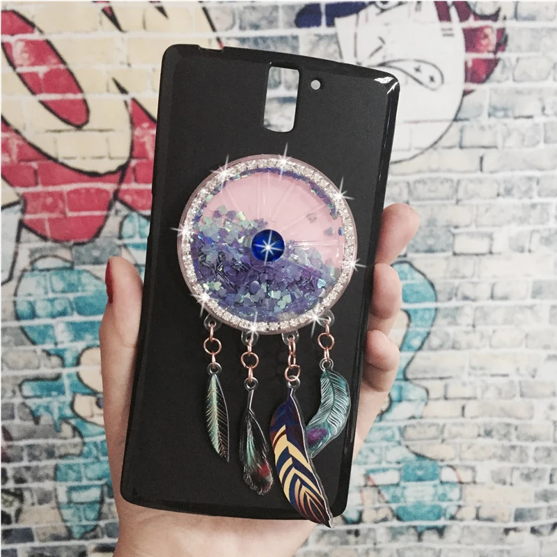 

Dynamic Quicksand Phone Cases Covers for Oneplus 1 / One Plus One A0001 Soft Silicone Original Back Cover Coque Funda Para