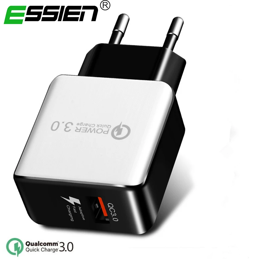 

18W USB Charger Quick Charge 3.0 Fast Charger QC3.0 USB Adapter Portable Wall Charger for iPhone X 8 7 iPad Mobile Phone Charger