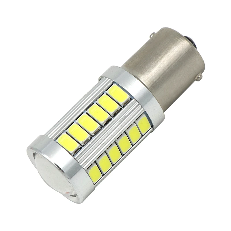 

1pc 1156 P21W BA15S Super brightness 33 SMD 5630 5730 LED auto brake lights fog lamp reverse Bulb car daytime running light 12V