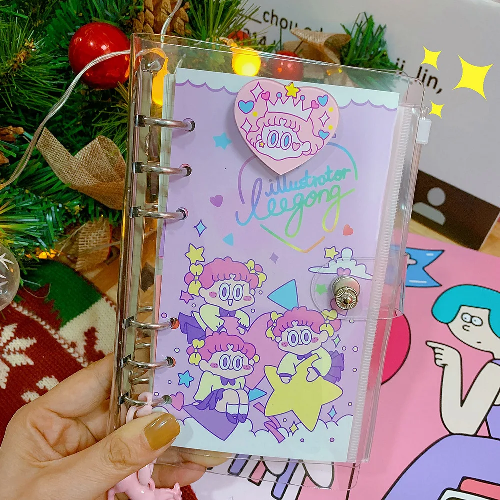 

DIY Notebook Planer Kawaii Bullet Journal Girl 's Diary Organizer Cute Book Super Star Student Daily Weekly Plan Stationery Gift