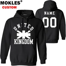 

UNITED KINGDOM pullover logo custom name number autumn winter gb jersey keep warm hat gbr flag british briton nation red clothes
