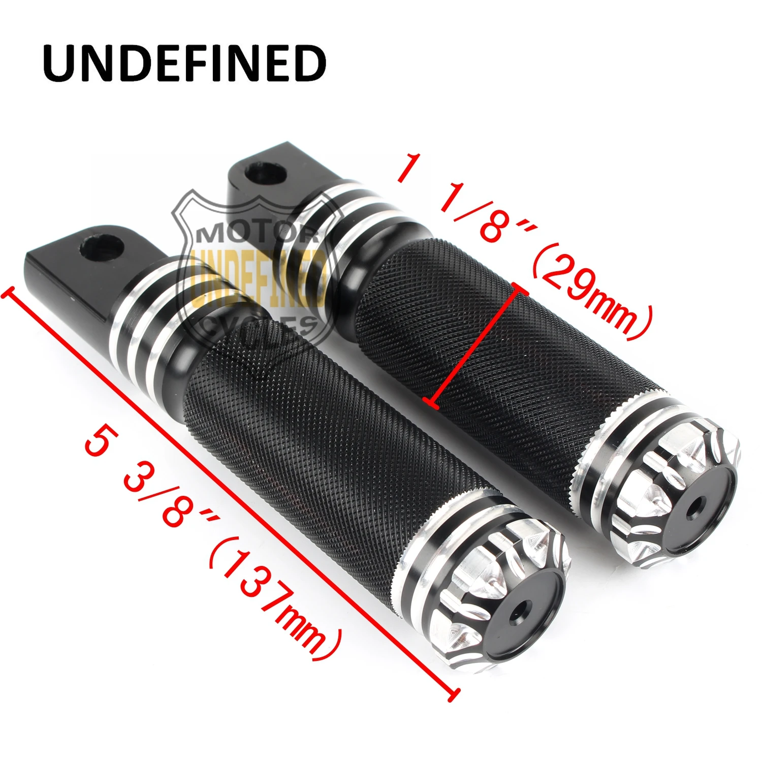 Аксессуары для мотоциклов Footpeg черные CNC Burst задние Передние Подножки для ног для Harley Dyna Fatboy V-Rod FXS Street UNDEFINED