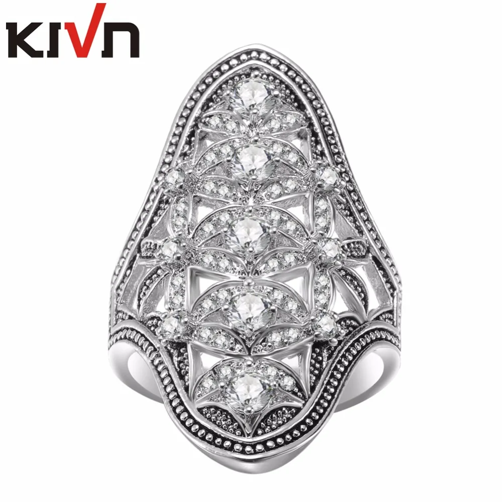 KIVN модные ювелирные изделия античные винтажные индийские кубические