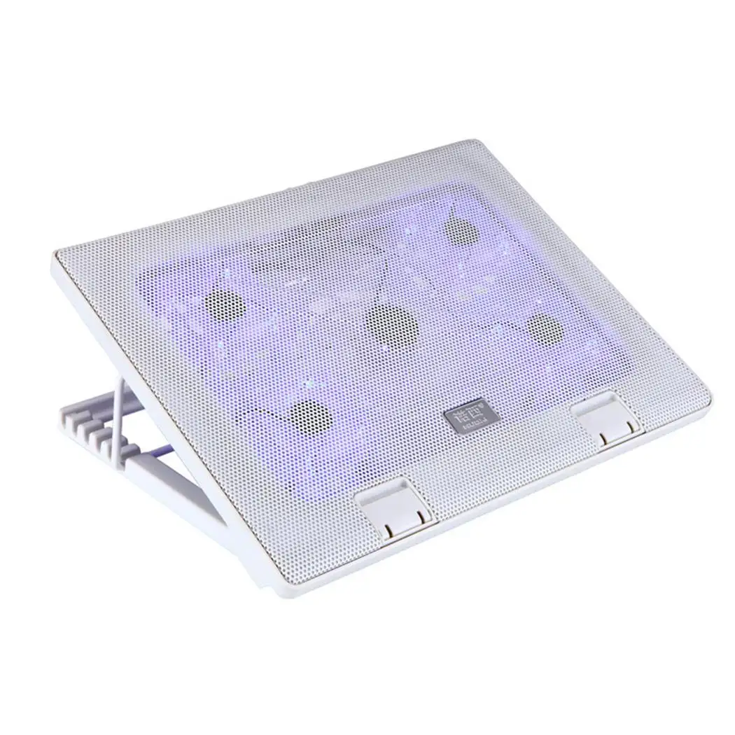 

Notebook Radiator Multi-angle Adjustable 5 Fans Base USB 1110g 74.35 CFM Laptop DC 5V Cooler 5V 0.3510%