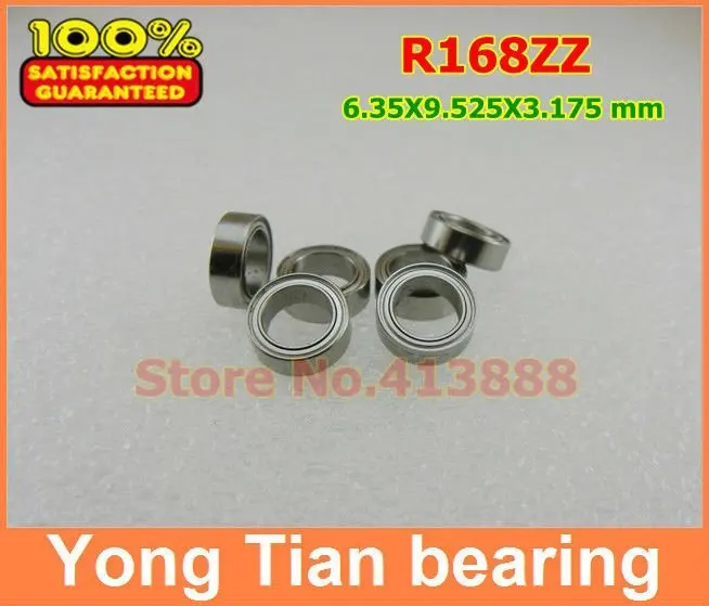 

R168 R168ZZ R168RS R168-2Z R168Z R168-2RS ZZ RS RZ 2RZ Deep Groove Ball Bearings 6.35 x 9.525 x 3.175mm 1/4" x 3/8" x 1/8"