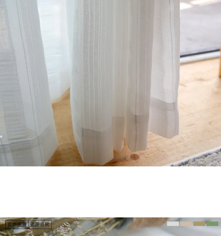 CITYINCITY Tulle kitchen Curtains for living room bedroom Jacquard home decor silver yard sheer luxury white curtain for room 06