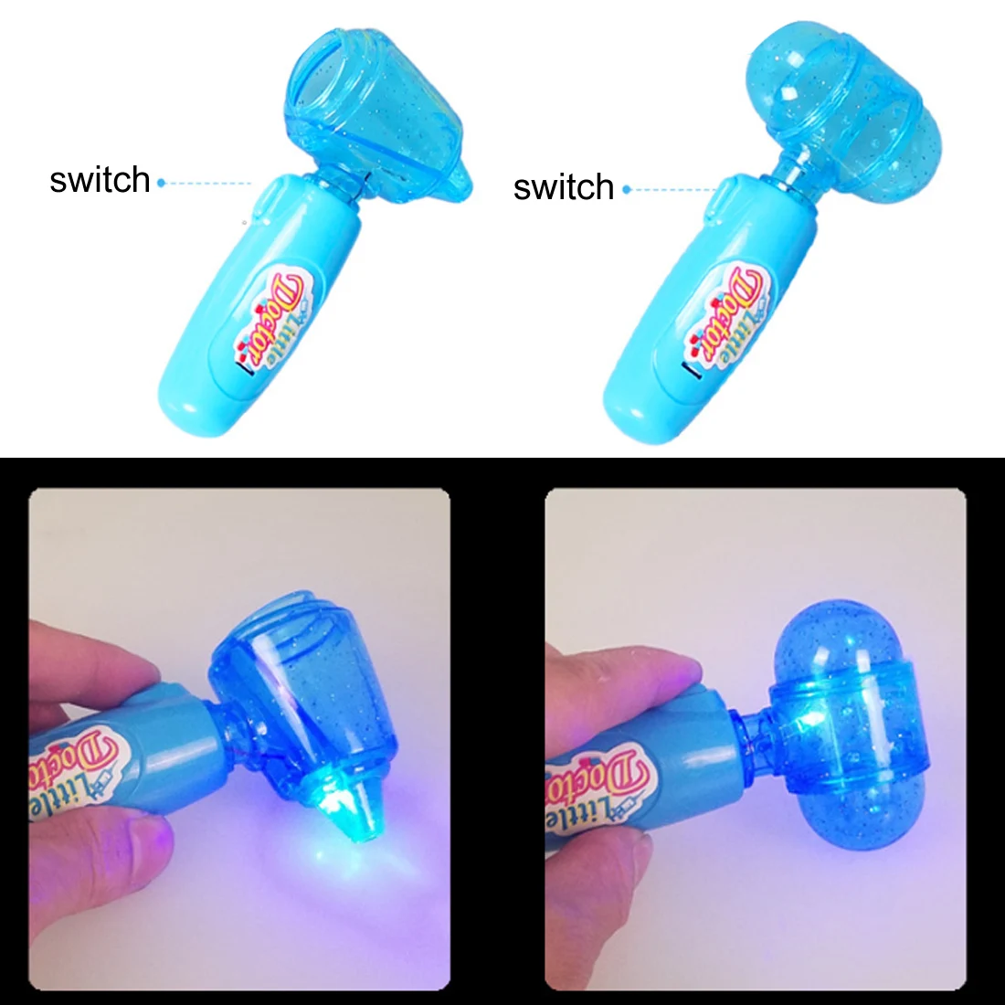 Tanie 15 sztuk udawaj zagraj Emulational zestaw zabawek Doctor Echometer zestaw z dźwiękiem światła zabawki edukacyjne dla dzieci rozwijających zainteresowanie