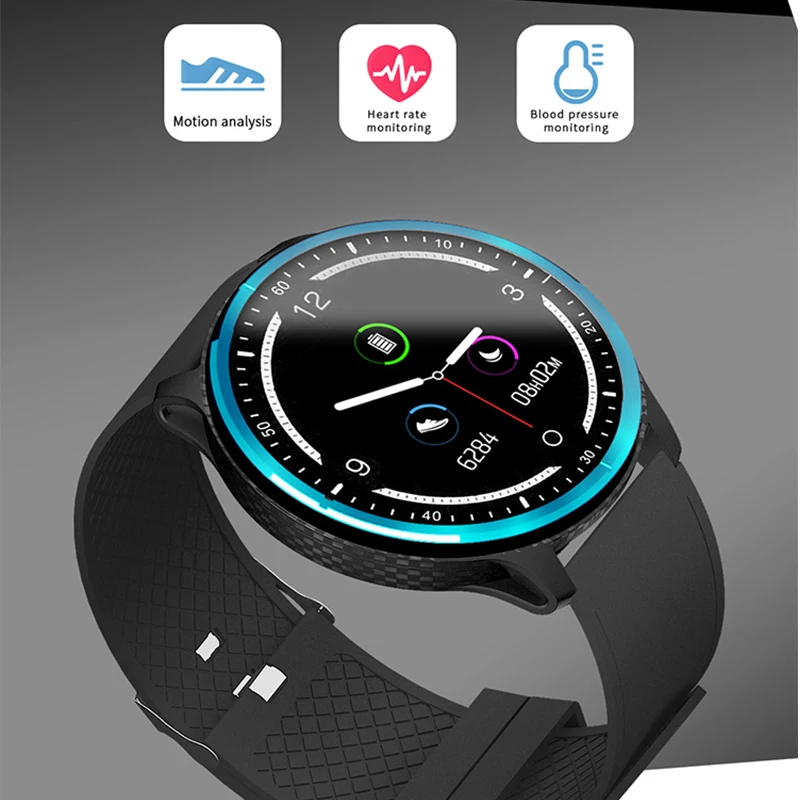 Focusmart 2019 New P69 Smart Watch Multilingual Word Library Real-time Heart Rate Measurement Intelligent Reminder Smart Watch
