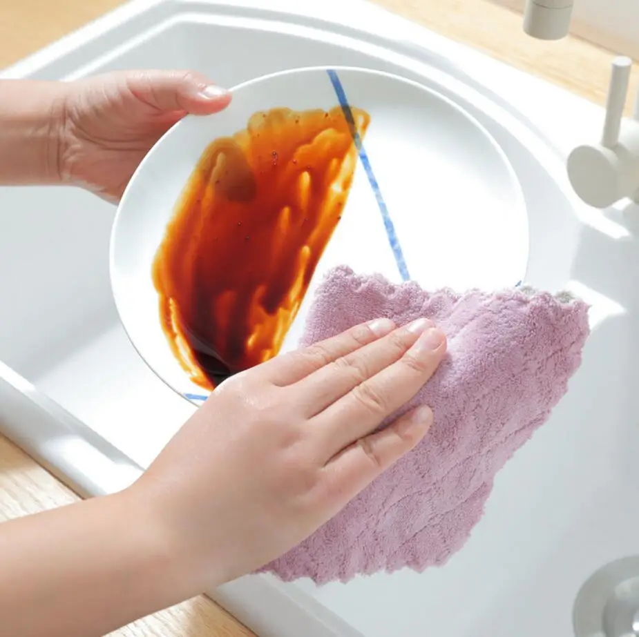 Супер абсорбент микрофибра кухонная посуда ткань высокая эффективность посуда домашнее полотенце для уборки kichen Инструменты гаджеты