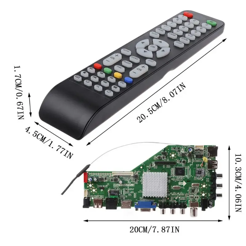 Smart Network MSD338S tv 5,0 Беспроводная ТВ плата драйвера Универсальный светодиодный ЖК-контроллер Android Wifi A tv