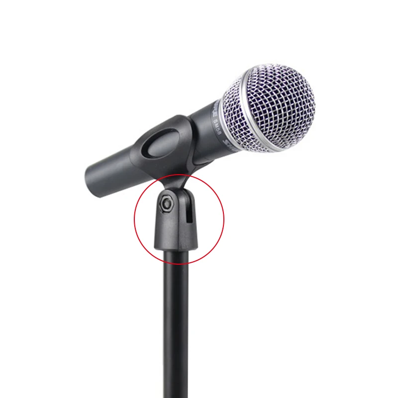 

Mini Portable Table Microphone Mic Stand Bracket Desktop Round Base Holder XM66