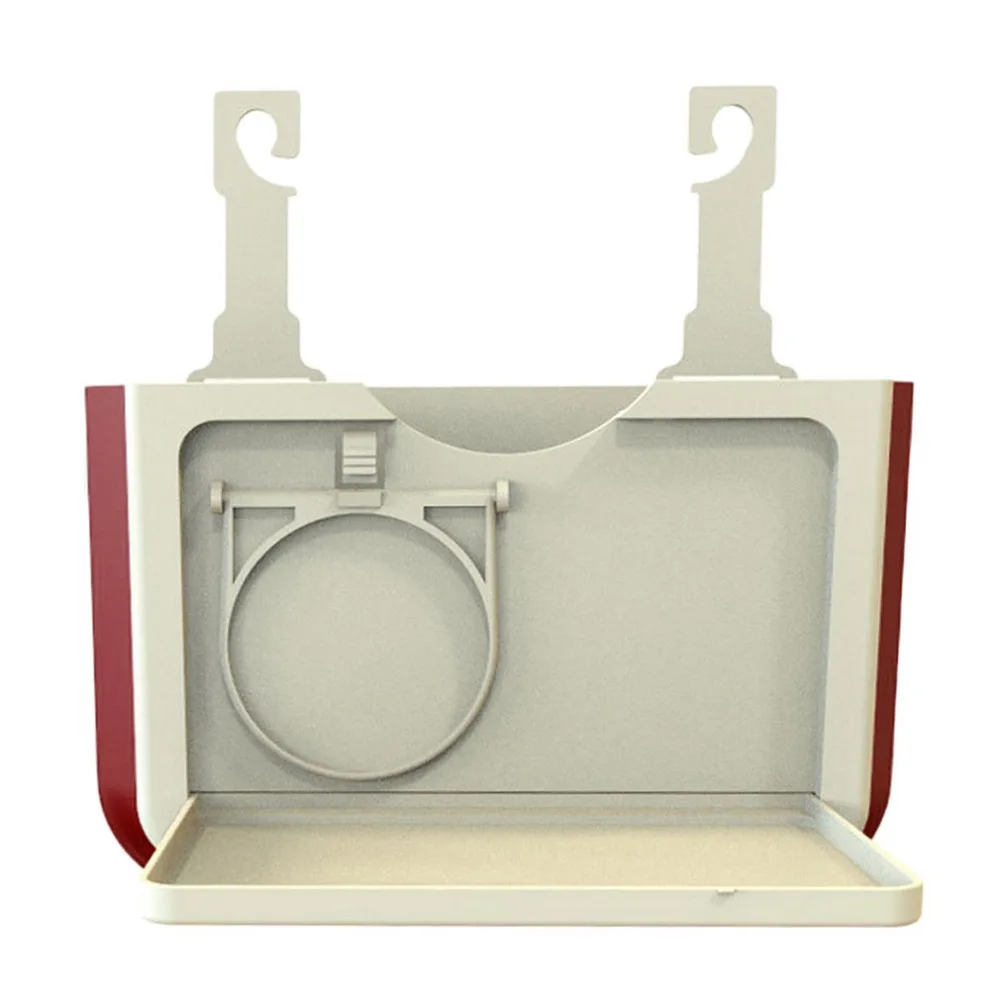Foldable-Black-Beige-Multifunctional-Car-Seat-Back-Desk-Food-Drinks-Table-Rack-Beverage-Cup-Holder-Hanging (3)