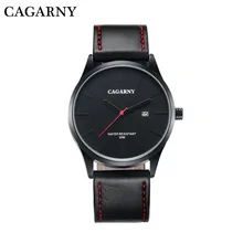 Hot selling luxury brand women men casual leather strap calendar waterproof quartz font b watches b