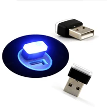 Автомобильный Универсальный USB светодиодный декоративный светильник Автозапчасти для Mitsubishi ASX/Outlander/Lancer Evolution/Pajero/Eclipse/Grandis