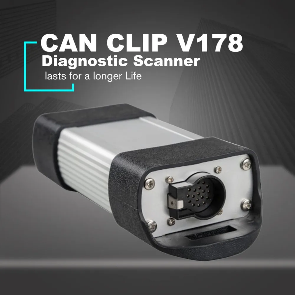 

CAN CLIP V178 Car Vehicle Diagnostic Scanner CYPRESS AN2131QC for Renault Code Reader OBD Scan Tool Full Chip Resistor