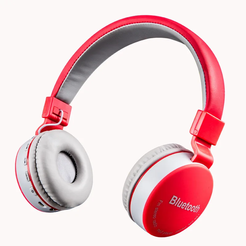 Ms881 Wireless Bluetooth Headphones With Mic Support Tf Card Fm Radio